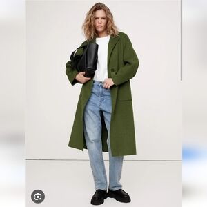 Banana Republic Olive Green Trench Coat